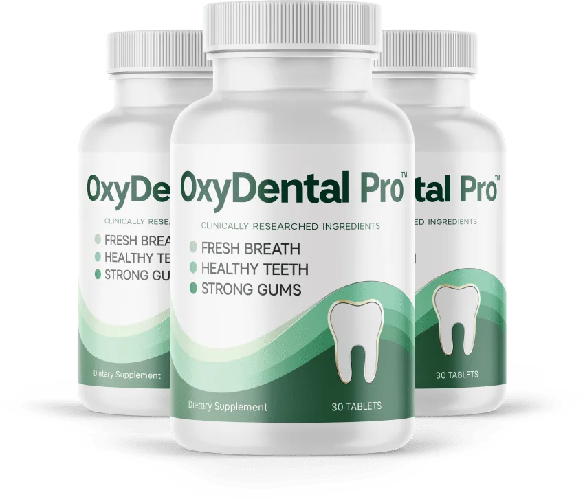 OxyDental Pro Advanced Oral Support Formula Bottles
